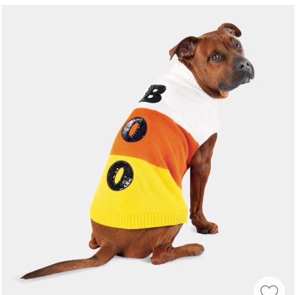 Hyde & Eek Other - NWT Halloween Candy Corn Boo Dog and Cat Sweater - Hyde & EEK! Boutique #1